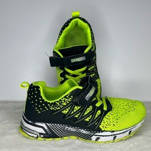 Ubfen Boys Sneakers Lime and Black (33)